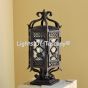 7565-1 Gothic Medieval Revival Style Outdoor Iron Post Light