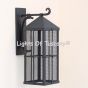 7613-1 Contemporary Spanish Style Exterior Wall Light with Mesh