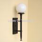 7941-1 Transitional Style Globe Iron Outdoor Light