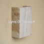 8000-1OL Real Onyx Stone Outdoor Pocket Wall Light