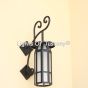8165-1 Rustic Craftsman Style Iron Outdoor Wall Light
