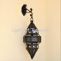 8275-3 Moroccan Style Outdoor Hanging Wrought Iron Wall Light