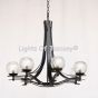 Contemporary style chandelier, globe light chandelier, modern style chandelier
