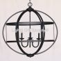 9308-6 Contemporary Style Iron Globe Pendant Light