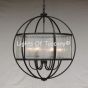Contemporary Wrought Iron Chandelier 