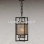 Contemporary Wrought Iron Pendant 