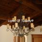 Custom Tuscan chandelier