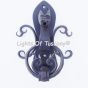 Door knocker with medieval/castle style dragon design
