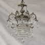 15560-3 European Brass Crystal Chandelier Pendant