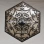 Spanish Style custom Iron Semi Flush ceiling fixture.