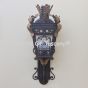 7217-4 Tuscan / Mediterranean Style Outdoor Iron Wall Light with Acanthus Leaves Italian Style Vintage Antique