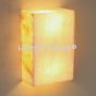 8000-1OL Real Onyx Stone Outdoor Pocket Wall Light