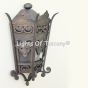 7206-1 Gothic Revival Iron Outdoor Pocket Wall Light