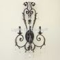 5209-3 Antique Tuscan Style Iron 3 Light Wall Sconce