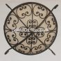 2404-3 Mediterranean/Tuscan Style Iron Hanging Bowl Pendant Light