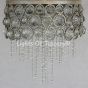 8068-6 Contemporary Flush Ceiling Crystal Chandelier