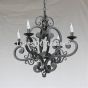Spanish Mediterranean Mini Chandelier Chic Vanity Closet 