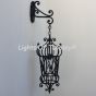 7165-1 Mediterranean Spanish Style Hanging Wall Lamp