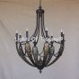 Tuscan style chandelier-Wrought Iron