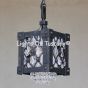 Contemporary Crystal mini pendant- Wrought Iron- Gothic
