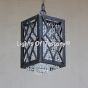 Contemporary crystal mini pendant-Wrought Iron