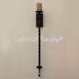 5043-1 Spanish Torch Wrought Iron Wall Sconce