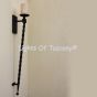 5043-1 Spanish Torch Wrought Iron Wall Sconce