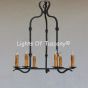 1175-6 Contemporary Spanish Chandelier