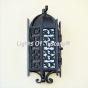 7143-1 Moorish-Gothic Revival Style Outdoor Iron Pocket Wall Light