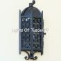 7143-1 Moorish-Gothic Revival Style Outdoor Iron Pocket Wall Light