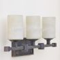5592-3 Spanish Contemporary Wrought Iron Bathroom  Vanity Light 
