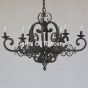 1920-6 Spanish Style Chandelier 