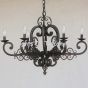 1920-6 Spanish Style Chandelier 