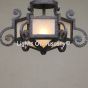 Spanish Style Semi Flush Lighting Fixture