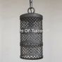 6233-1 Contemporary-Spanish style Wrought Iron mini pendant.