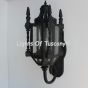 Wrought Iron outdoor gothic light, medieval lantern. castle light, church light, old world lighting
