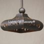 6310-1 Spanish Hacienda Mini Pendant Light