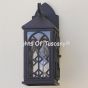 7453-1  Spanish Revival Style Wrought Iron Outdoor Wall Lantern