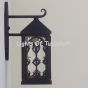 7453-1  Spanish Revival Style Wrought Iron Outdoor Wall Lantern