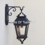 7292-1 Contemporary-Spanish Wrought Iron Lantern/ Light