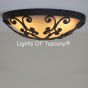 6551-3 Spanish Style Flush-Mount Ceiling Fixture