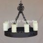 1273-8 Tuscan Mediterranean Style Iron Chandelier Rustic Spanish Gothic Style Vintage