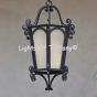 2052-3 Spanish Mediterranean Style Iron Large Hanging Lantern
