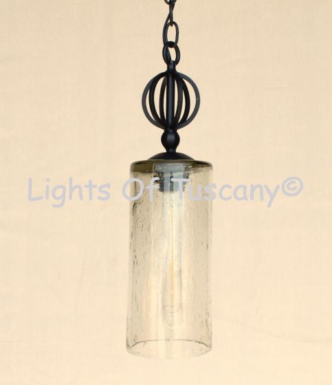 6147-1GLS Iron Hanging Light