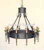 1937-12 Iron Chandelier