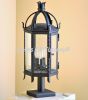 7055-1P Spanish Gothic Style Iron Post Light