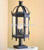 7055-1P Spanish Gothic Style Iron Post Light