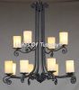1352-12 Spanish Revival Chandelier
