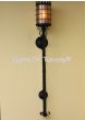 5440-1 Spanish Medieval long wall indoor torch light