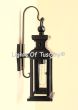 7742-1 Mediterranean Contemporary Outdoor Iron Wall Lantern